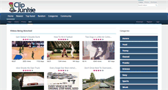 Desktop Screenshot of clipjunkie.com