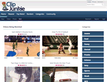 Tablet Screenshot of clipjunkie.com